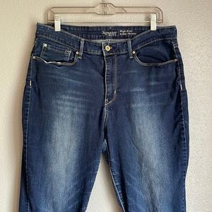 Levi high rise ankle skinny jeans